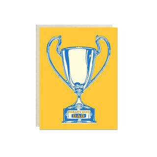 1 Dad Trophy Card – Foil Father’s Day Card - Saturday Morning