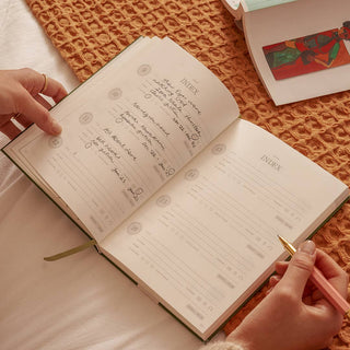 Guided Reading Journal, A5 Hardcover - Library Card