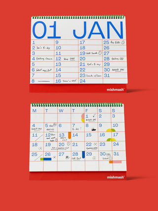 2027 Desk Planner - Saturday Morning
