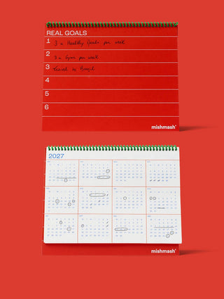 2027 Desk Planner - Saturday Morning