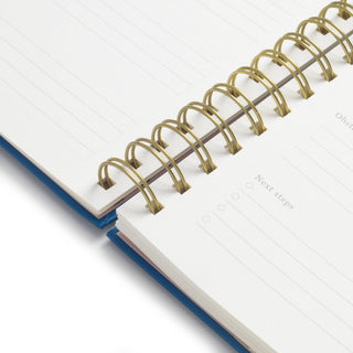 Daily Planner, Undated, B5 Spiral Hardcover - Bold