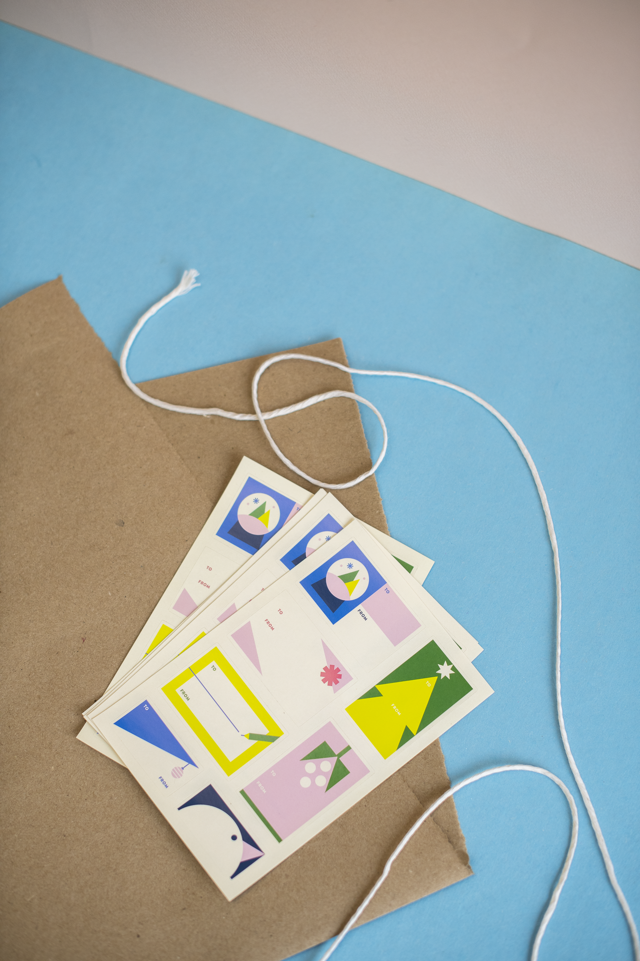 Sticker Sheet : Holiday Christmas Gift Tags