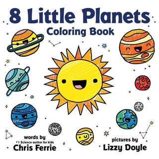 8 Little Planets Coloring Book - Saturday Morning