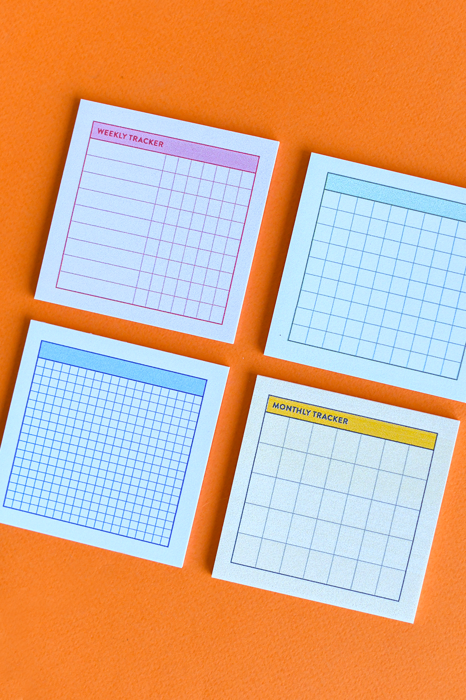 Habit Tracker Sticky Note Pad Set-3