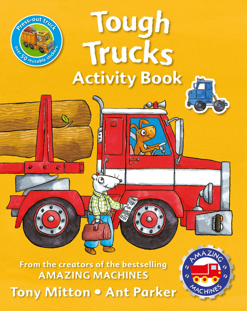 Amazing Machines Tough Trucks Sticker Activity Book-zoom-