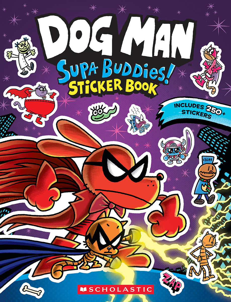 Dog Man: Official Supa Buddies Sticker Book-zoom-1