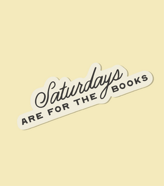 Saturdays For the Books Sticker