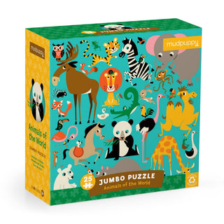 Animals of the World Jumbo Puzzle - Saturday Morning