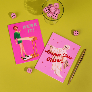 Another Year Closer Card – Funny Birthday Greeting - Saturday Morning
