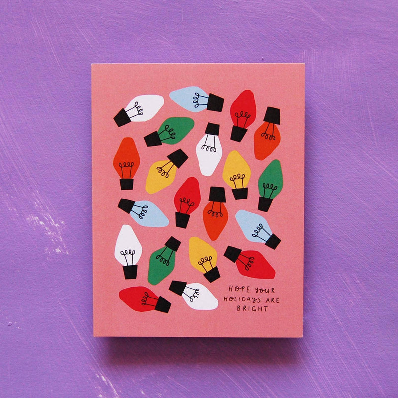 Christmas Lights - Greeting Card-zoom-