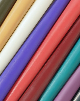 Beeswax/Soy Blend Taper Candles - Maize - Saturday Morning