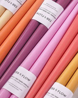 Beeswax/Soy Blend Taper Candles - Maize - Saturday Morning