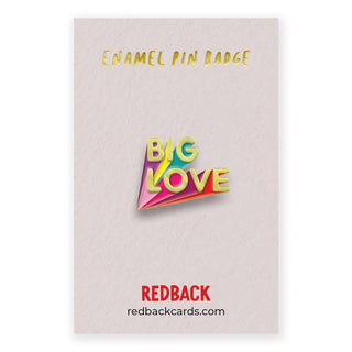 Big Love Enamel Pin Badge - Saturday Morning