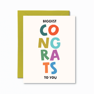 Biggest Congrats Card - Congrats Card - Saturday Morning