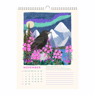 Birds & Blooms of Canada 2027 Wall Calendar - Saturday Morning