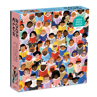 Book Club 1000 Piece Puzzle In a Square Box - Saturday Morning