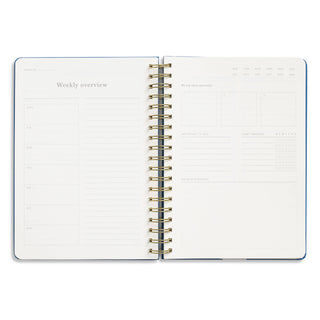Daily Planner, Undated, B5 Spiral Hardcover - Bold