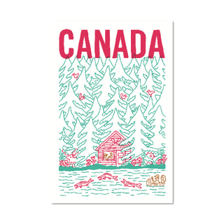 CABANE AU CANADA — Postcard - Saturday Morning