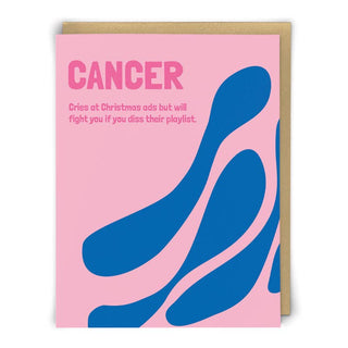 Cancer Zodiac Greeting Card - Saturday Morning