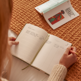 Guided Reading Journal, A5 Hardcover - Library Card