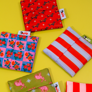 Charming Florals Foldable Nylon Tote - Saturday Morning