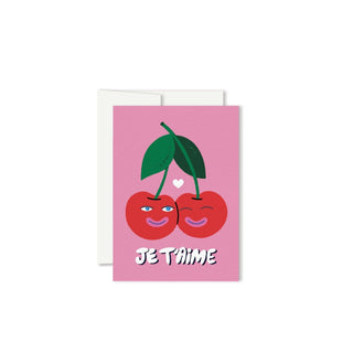CHERRIES MINI – Miniature Greeting Card - Saturday Morning