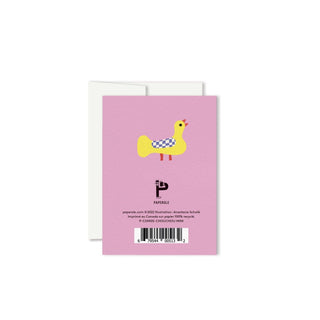 CHOUCHOU — Miniature Greeting Card - Saturday Morning