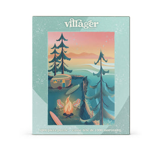 Coastal Camping 1000 - Piece Puzzle | Designed in BC Canada - Saturday Morning