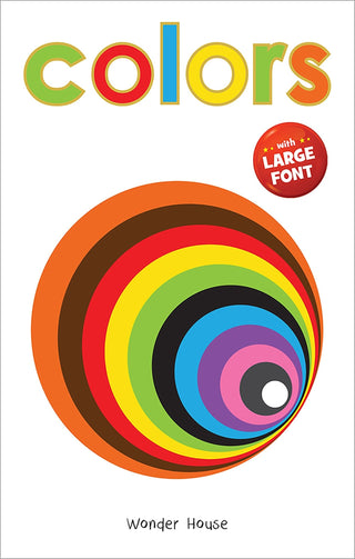 Colors - Early Learning Board Book With Large Font : Big Board Books Series - Saturday Morning