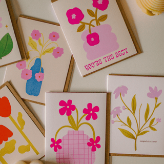 Congratulations Flower Bouquet | Floral Greeting Card - Saturday Morning