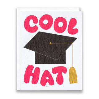 Cool Hat Graduation Card - Saturday Morning