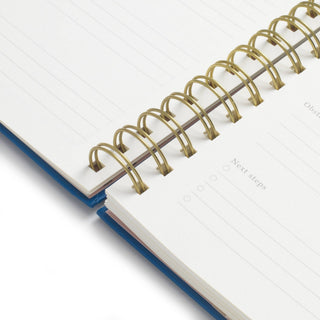 Daily Planner, Undated, B5 Spiral Hardcover - Bold - Saturday Morning