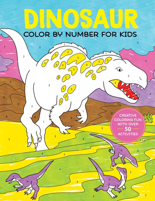 Dinosaur Color by Number for Kids - Saturday Morning