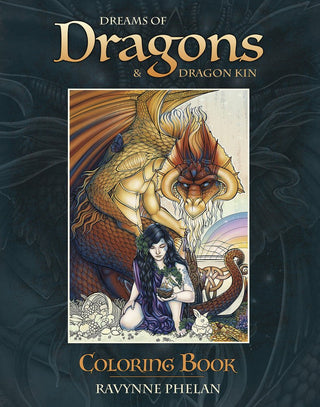 Dreams of Dragons &amp; Dragon Kin Coloring Book - Saturday Morning