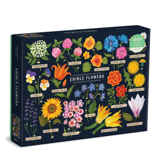 Edible Flowers 1000 Piece Puzzle - Saturday Morning
