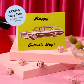 Father’s Day Car – Foil Father’s Day Card - Saturday Morning