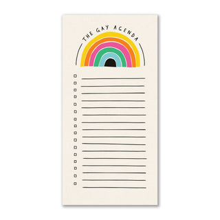 Gay Agenda Notepad - Saturday Morning