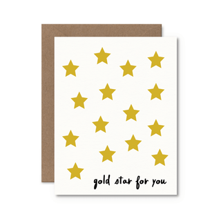 Gold Star for You Card - Saturday Morning