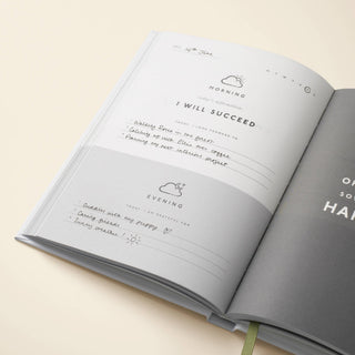 Guided Gratitude Journal, A5 Hardcover - Reflect - Saturday Morning