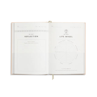 Guided Gratitude Journal, A5 Hardcover - Reflect - Saturday Morning