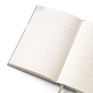 Guided Reading Journal, A5 Hardcover - Library Card - Saturday Morning