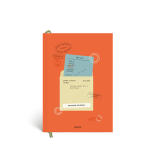 Guided Reading Journal, A5 Hardcover - Library Card - Saturday Morning