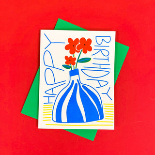Happy Birthday Still Life Greeting Card - Saturday Morning