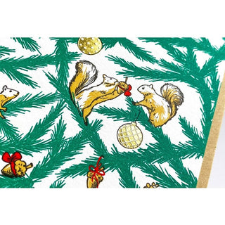Holiday Squirrel Card - Saturday Morning