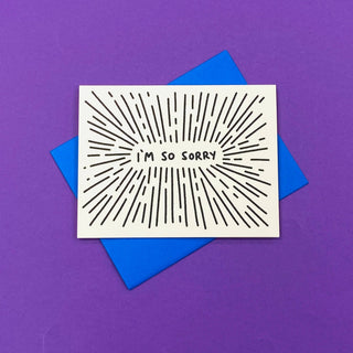 I'm So Sorry Greeting Card - Saturday Morning