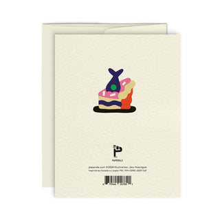 JAZZY CAT — Greeting card - Saturday Morning
