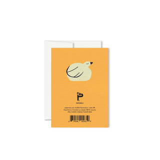 L’OISEAU FLEUR MINI – Miniature Greeting Card - Saturday Morning