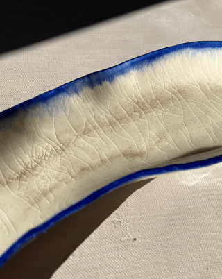 Long Irregular Ceramic Dish - Saturday Morning