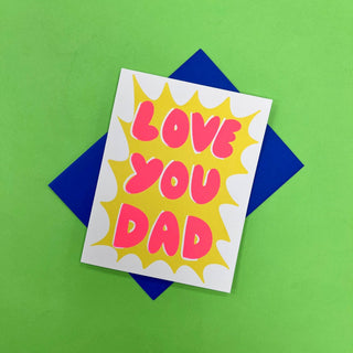 Love You Dad Greeting Card - Saturday Morning