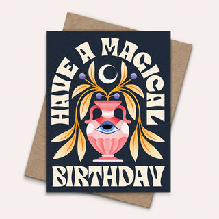 Magical Birthday Greeting Card | Moon Card | Magic - Saturday Morning